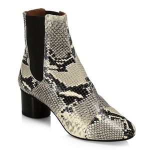 NEW! - ISABEL MARANT DANAE SNAKESKIN BOOT